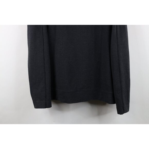 Lululemon Mens XL Reversible Long Sleeve Crewneck Sweatshirt Geometric Blue Gray - Picture 12 of 16